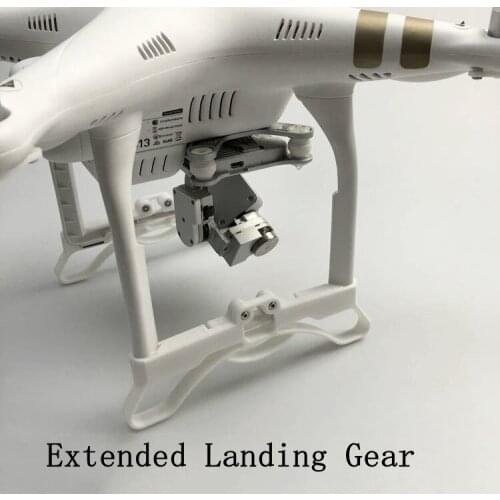 For DJI Phantom 3 Heighten Extension Legs Stent Landing Gear Bracket Shock Absorber Raised Tripod Board Extending Protector