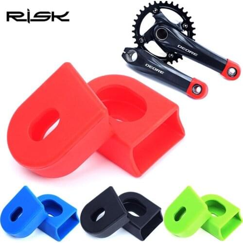 RISK Universal Bicycle Crank Protective Case Cover MTB Mountain Road Bike Crankset Protective Sleeve Cap Cycling Accessories