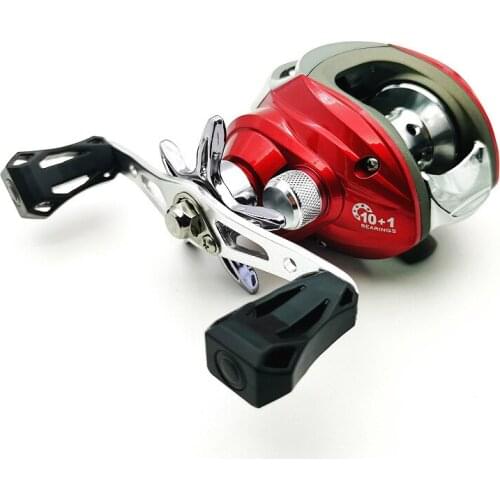 11-axis Road Rod Drop Wheel Left And Right Hand Magnetic Brake Full Metal Wire Cup Long Shot Anti-explosion Wire Drop Wheel -40