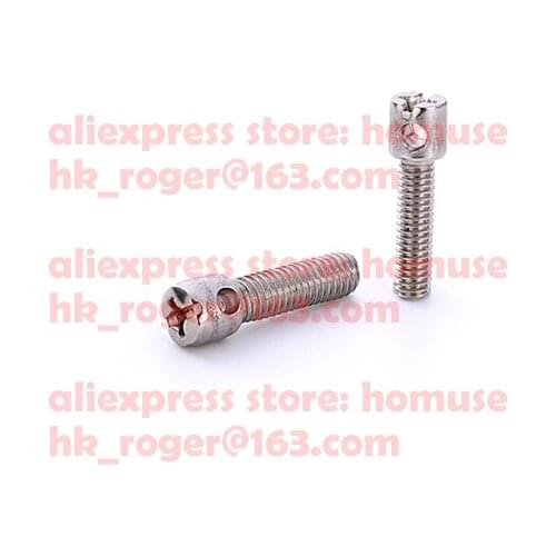 304 stainles steel M4 M5 M6 Hole head bolt eye screw lead seal car ammeter phillips cross heap steel wire electricity meter