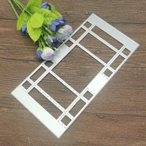 3D Folded Fancy Metal steel cutting die Customized scrapbooking DIY Carbon Sharp Book photo album art card Dies Cut