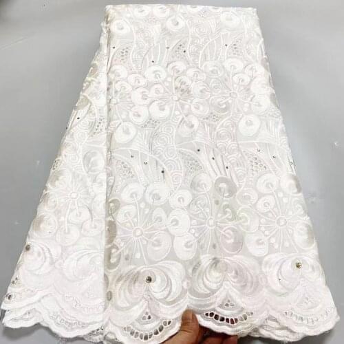 5yard African Swiss Dry Lace Fabric hHgh Quality Embroidery Fabric Swiss Voile Lace In Switzerland Hot Sale Nigerian Lace