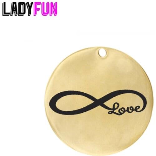 Infinite Symbol Love Charms Stainless Steel Love Charm Pendant Wholesale Jewelry Lots Handmade Accessories