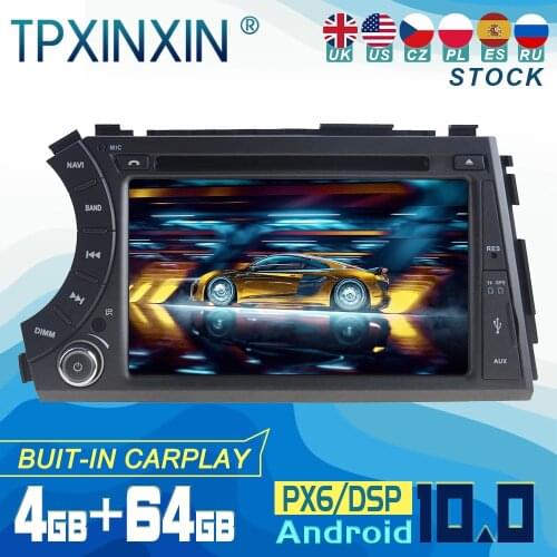For Ssangyong Kyron Actyon Micro 2005 Android 10 Carplay Radio Player Car GPS Navigation Head Unit Car Stereo CD DVD WIFI DSP BT