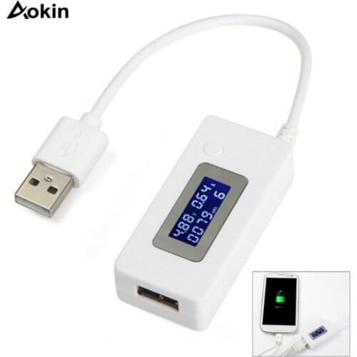 Digital voltmeter LCD Screen USB Tester Portable Doctor Voltage Current Meter Mobile Power Charger Detector