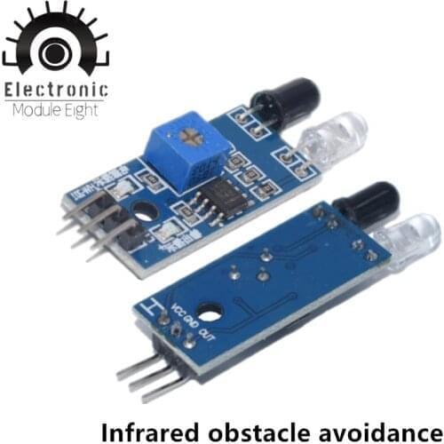 100PCS IR Infrared Obstacle Avoidance Sensor Module Smart Car Robot 3-wire Reflective Photoelectric