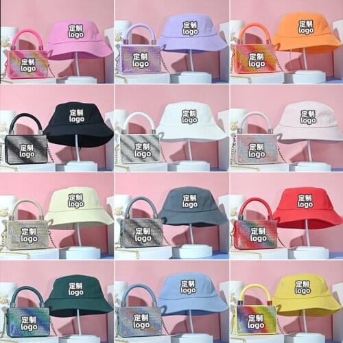 2021 Designer New York Hat and Purse Set Ny Purse and Bucket Hat