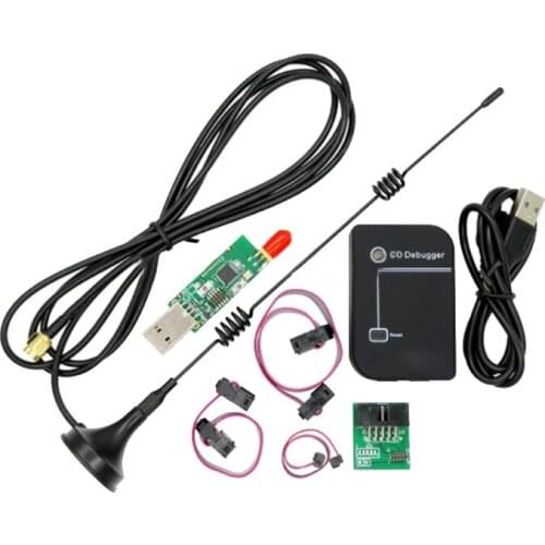 CC2531 Zigbee Emulator CC-Debugger USB Programmer CC2540 Sniffer with 8DBI Antenna Bluetooth Module Connector Downloader