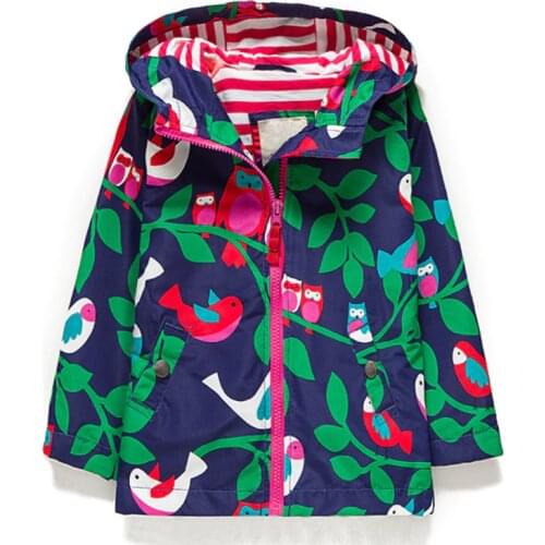 Flying Whales Spring Jackets For Girls