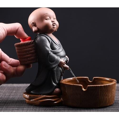 Creative Ceramic Ashtray Ordinary Nordic Coffee Table Car Ashtray Household Ashtray Home Decoration Tea Pet Water Spray M78