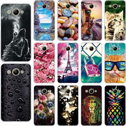 Soft TPU Protector Cover For Huawei Y3 2017 Case Silicone Back Cover Phone Case for Huawey y3 2017 CRO-L22 Huavei Y3 2017