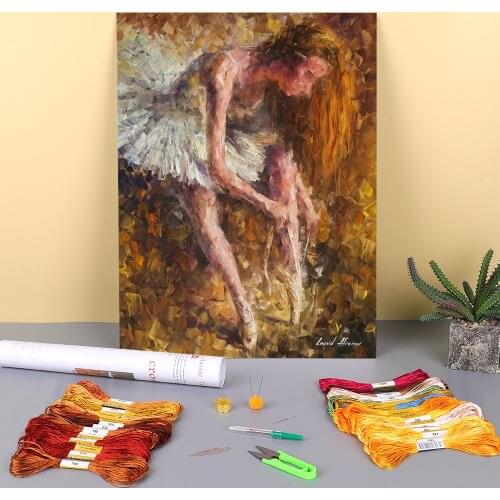 Performance Preparation Printed 11CT Cross-Stitch DIY Embroidery Kit DMC Threads Painting Handicraft Craft Wholesale