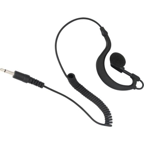 Air Tube Listen Only Earpiece For MP3 Smartphone,1 Pin 3.5mm G Shape In-ear Stereo Wired Headset For Walkie Talkie Two-way Radio