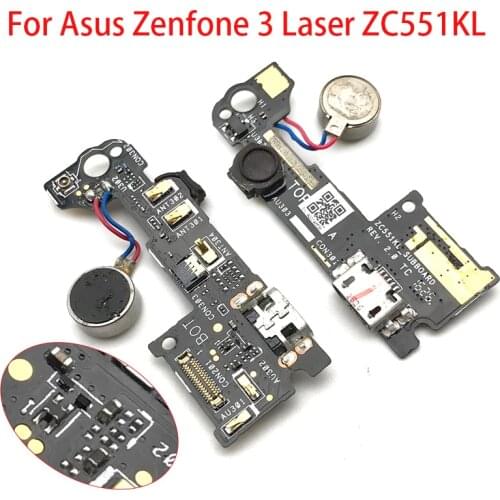 Original For Asus Zenfone 3 Laser ZC551KL Dock Connector Micro USB Charger Charging Port Flex Cable Replacement Parts