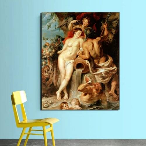Nordic Poster Peter Paul Rubens Canvas Painting Print Living Room Home Decoration Modern Wall Art Oil Painting Posters Pictures
