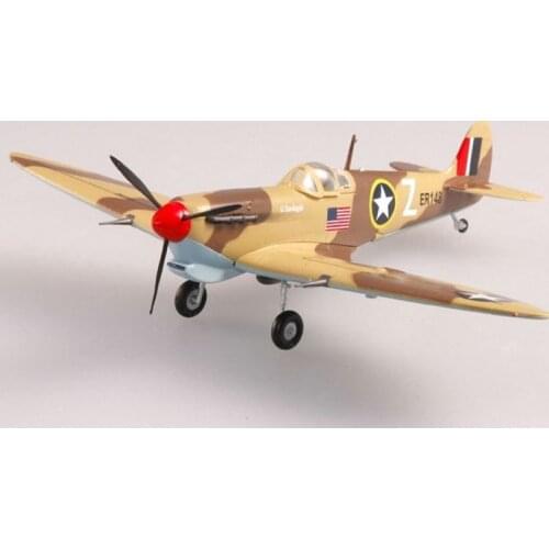 Easy Model 37219 1/72 Spitfire Mk VB USAAF 2FS 1943 Propeller Airplane Model TH07541-SMT2