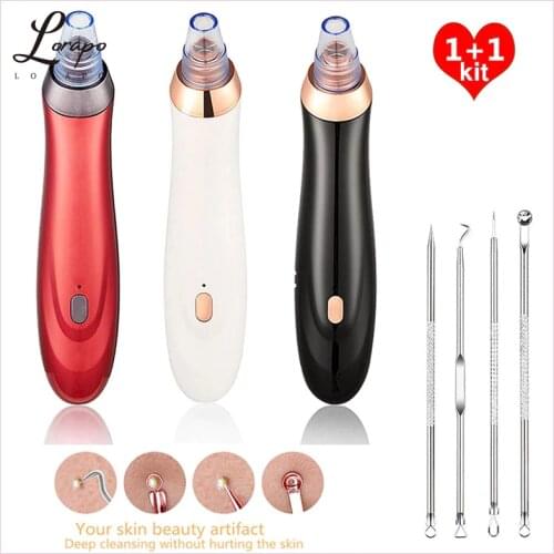 Blackhead Vacuum Cleaner Pore Cleaner Facial Acne Acne Blackhead Acne Instrument Electric Skin Care Beauty Needle Tool Set