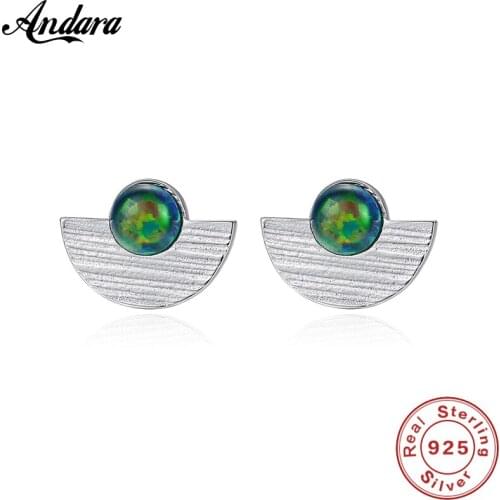 2019 New 100% 925 Sterling Silver Jewelry Stud Earrings Fashion Jewelry Emerald Women Earrings For Wedding Anniversary