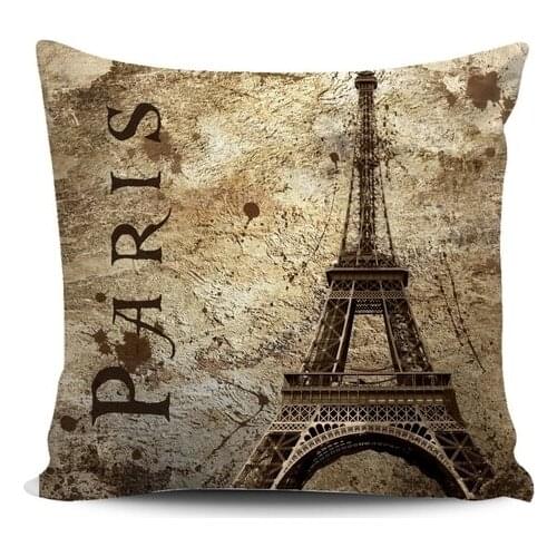 Belnido Home Premium Paris Themed Pillow decorate Case KRB2019