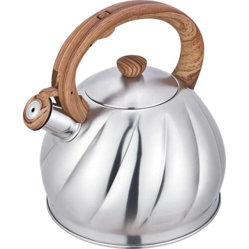 Tea Kettle 2.1 Quart Whistling Stainless Steel Stove Top Teapot
