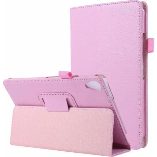 Skin For Huawei Mediapad M6 8.4 Inch Case Litchi Lines PU Leather Cover Smart Tablet Shell for Huawei Mediapad M6 8.4 Coque+pen