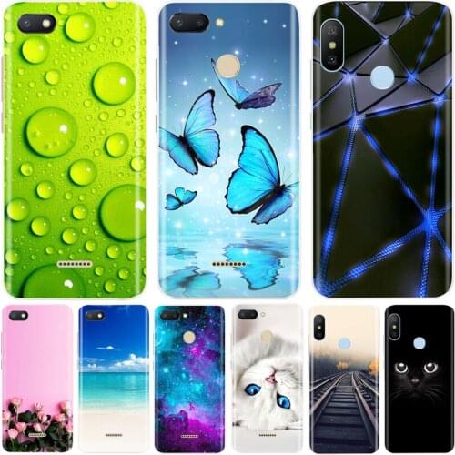 Case For Xiaomi Redmi 6A Fashion Cover Cute Soft Tpu Case For Xiaomi Redmi 6 6A Silicon Case For Xiaomi Redmi 6 A 6 Pro Case