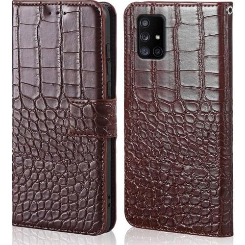 Wallet Case For Samsung Galaxy A71 Cover Case Magnetic retro Flip Luxury Stand Leather Phone Bag For Samsung A71 case Coque