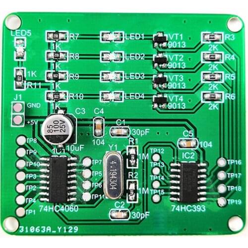 Electronic DIY Production Kit Parts Patch Welding And Test Practice Board Kit-Multi-Channel Waveform Generator