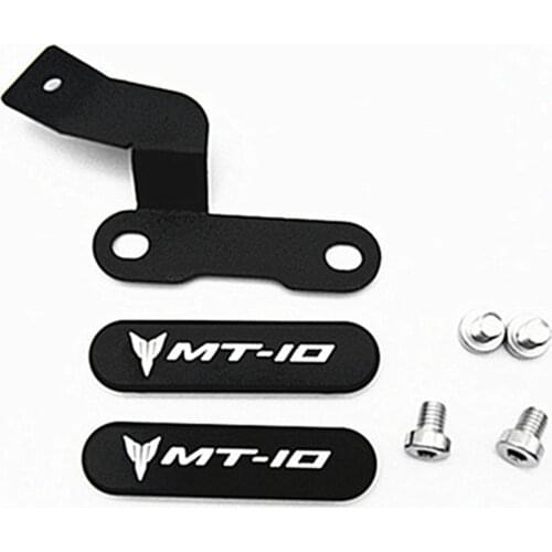 For YAMAHA MT10 MT-10 Motorcycle Footrest Cover Footrest Blanking Plate "MT -10" logo