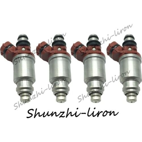 4pcs Fuel injector nozzle for Toyota 7A-FE Celica Corolla Geo Prizm 1.8L 23250-16160 2325016160 23209-16160