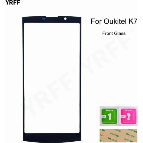Good Quality For Oukitel K7 Glass Panel (No Mobile Touch Screen) Front Outer Glass Repair Parts