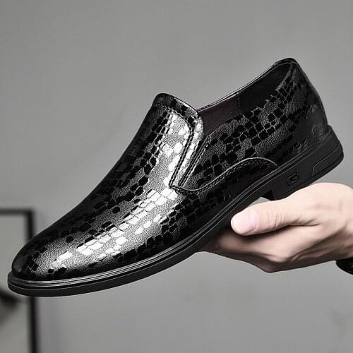 Classic Business Men Dress Shoes Fashion Elegant Formal Wedding Shoes Men Non-slip Office Oxford Shoes Mens Shoes