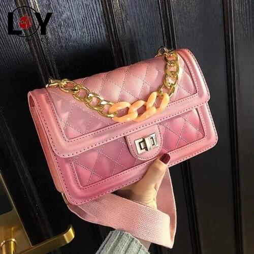 LHXCY High Quality Rhombus Lattice Clamshell Crossbody Bag High Capacity Luxury Purses And Handbags Casual Designer Shoulder Bag