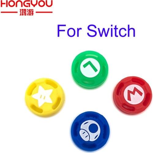 Silicone Thumb Grip Set Joystick Cap Thumbstick Cover for Nintendo Switch Joy-Con Controller