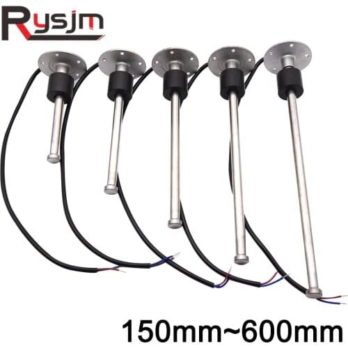 NEW Water Fuel Level Gauge Sensor 150mm ~ 600mm Boat Motorcycle Car Meter Fuel Sending Unit 0~190 ohm fit for yamaha fuel gauge