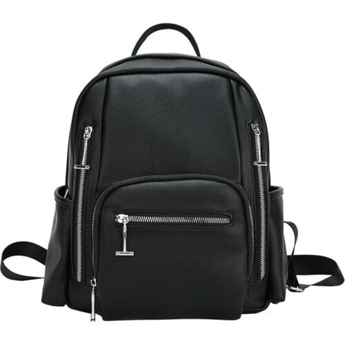 New fashion ladies backpack large capacity multifunctional shoulder bag high quality leather youth school bag fashion travel bag