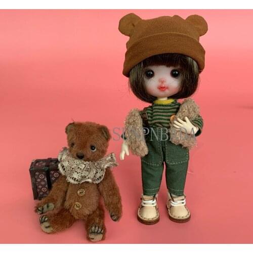 Clothes Obitsu11 OB11 1/12 Suit Coat Bag/Hat Bjd Doll accessories coat