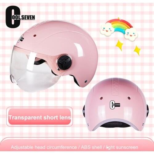 Helmet For Electric Motorcycle Man Woman Helmet Sun Protection Anti-UV Lightweight Half Helmet 4 Layers Of Protection Moto Casco