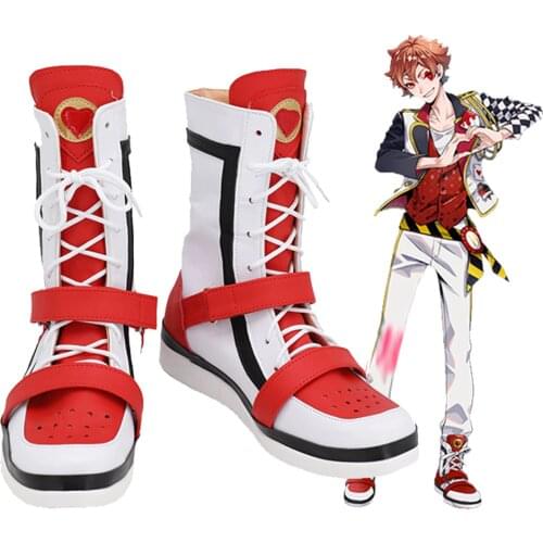 Twisted Wonderland Ace Trappola Cosplay Shoes Boots Halloween Carnival Costume Prop Custom Made