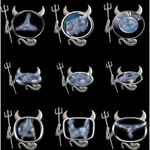 Winner Life Popular 3D Devil Style Demon Sticker 4 colors Car Styling Auto Emblem Logo Paper Decals Decoration