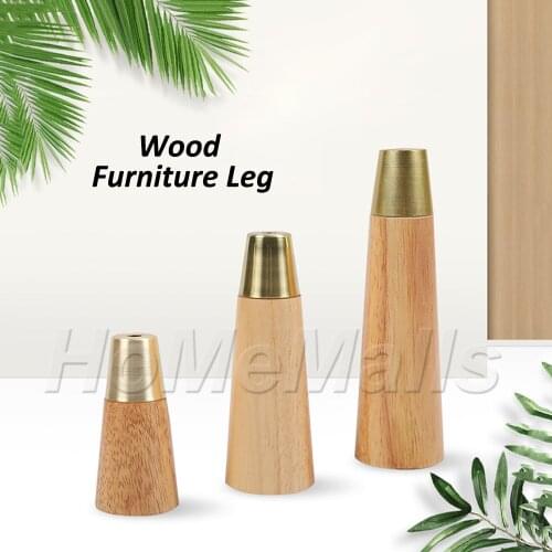 1/2/4pcs Wood Furniture Legs Straight Feet Silent As Replacement For Sofa Bed Couch Table Cabinet Wooden Legs Furniture Hardware