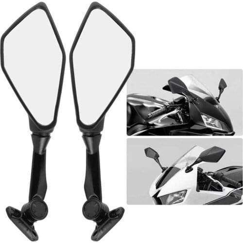 1 Pair Motorcycle Rearview Mirrors with Mounting Accessory Fit for Honda CBR900 CBR919 CBR929 CBR954