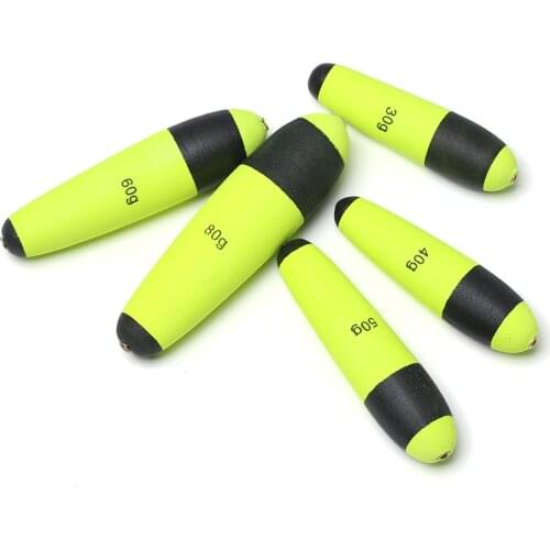 1Pc Buoyancy EVA Inline Bobber Floats Saltwater High Quality Cat fish Pike Live Bait 10/15g/20g/30g Fishing Tackle Accessories