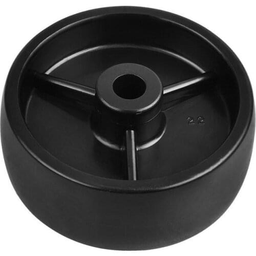 10 Pcs/Lot Casters Spot 2.5 Inch Black Pp Single Wheel Inner Hole 8mm Bearingless Plastic Diameter 65mm Home