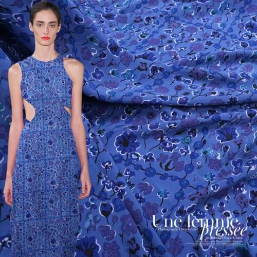 140 cm printed natural silk fabric 16mm silk crepe de chine fabric meter digital inkjet dress crepe fabric wholesale silk cloth