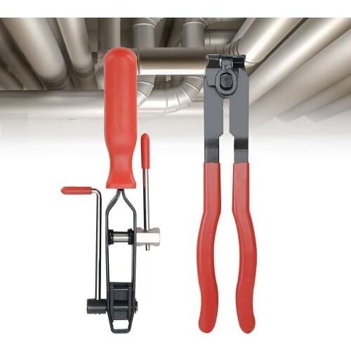 2pcs CV Joint Boot Clamp Pliers Set Car Banding Tools Set Kit Professional Hand Disassembly Tools Bundled Ball Cage Clamp Pliers