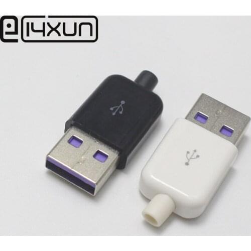 5set 3A Fast Charging Data USB 3.0 Plug DIY Repairs for Xiaomi Redmi 4X Samsung J7 Android Mobile Phone