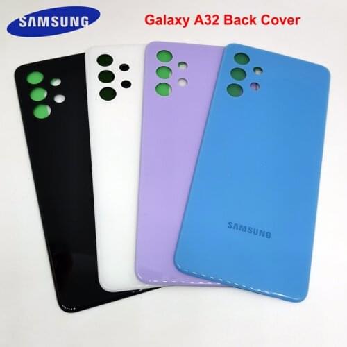 A32 for Samsung Galaxy A32 Back Battery Cover Rear Door Housing Cover Replacement For Galaxy A32 Phone Case + Adhesive Sticker