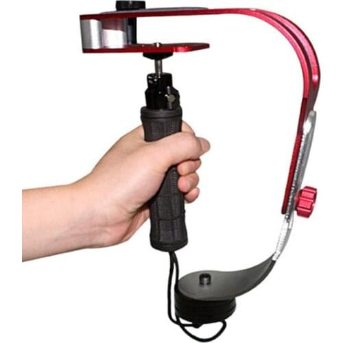 Aluminum Mini Handheld Digital Camera Stabilizer with Tripod Video Steadicam Mobile DSLR 5DII Motion DV Steadycam for Gopro DJI