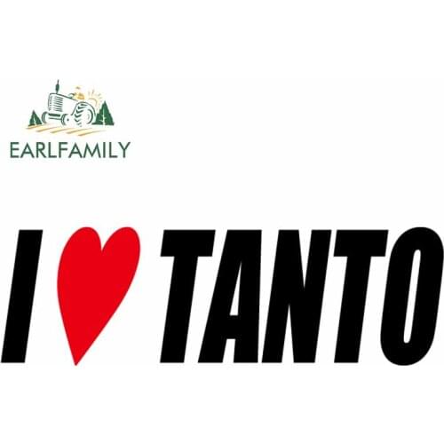 EARLFAMILY 13cm x 4.2cm For Like Tanto Car Stickers Waterproof Decal Vinyl Material Laptop Car Accessories For JDM SUV RV